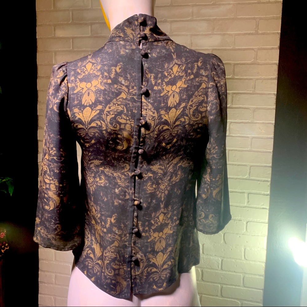 Stella McCartney silk blouse Reversible button up